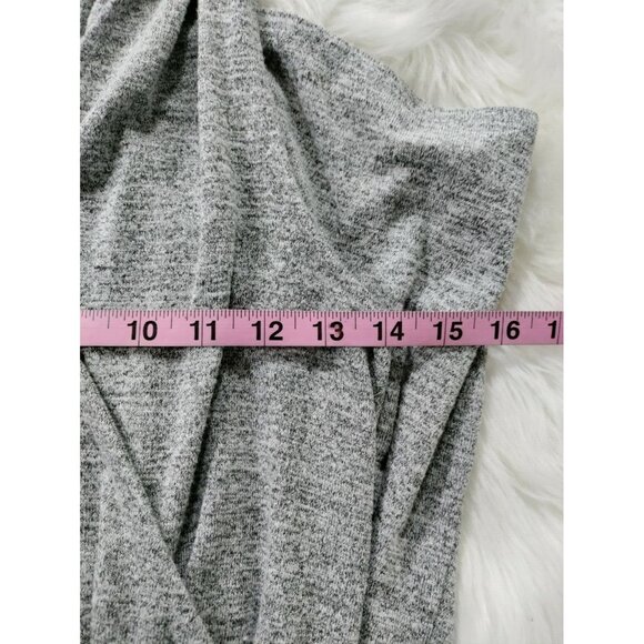 Gap Gray Marled Jersey Knit Halter Casual Romper Shorts Cotton Women's Small - Picture 9 of 9